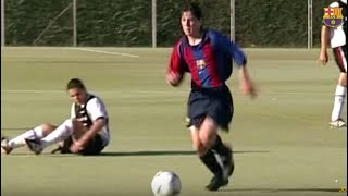 Lionel Messi ● Age 16 Rare Skills Goals amp Dribbles La Masia HD [upl. by Eanod]