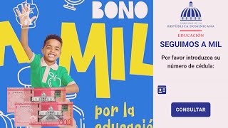 Como registrarse para Cobrar el BONO ESCOLAR a mil 2024 [upl. by Nagol996]