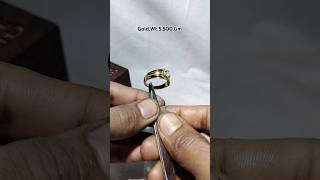 18 carat diamond finger Ring design 💫gold gold jewellery short video viral shorts [upl. by Mahda]