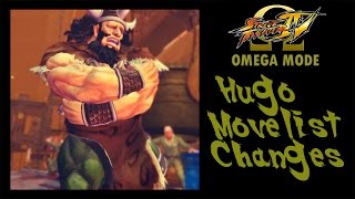 USFIV Omega Mode  Hugo Move List Changes [upl. by Onitsoga854]