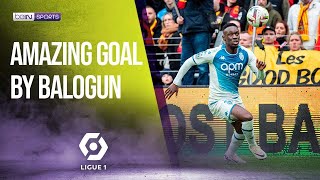 A fantastic goal by Folarin Balogun  Ligue1 [upl. by Aneeg]