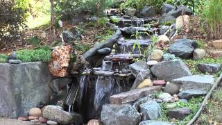 RockonaRoll in finished garden ponds and streams [upl. by Pruter]