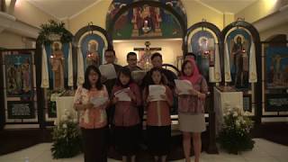 quotThe Cup of Salvationquot Communion Hymn in Greek and Bahasa [upl. by Tella356]