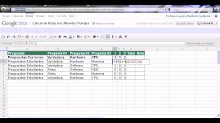 Verificar Respuestas  Asignar Puntaje y Calcular Nota [upl. by Efinnej]