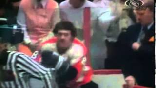 Hockeyfighterscz Serge Savard vs Dave Schultzwmv [upl. by Anileme]