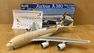 Assembly  Revell 1144 scale Airbus A380 Etihad Airways  Zocker J [upl. by Vania]