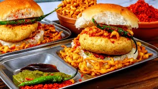 Vada Pav  वड़ा पाव  Vada Pav Sukha Chutney  Vada Pav Green Chutney [upl. by Mia]