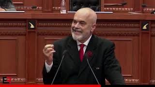 Kryeministri Edi Rama 🏛 Sot në Kuvend  Replikë [upl. by Ahseinar]