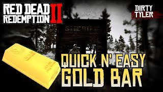 RDR2  Quick amp Easy Gold Bar Location [upl. by Petronella]