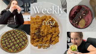 Vlog Shqip engsub Bakllava me KakaoQumesht VlogMas SunDried Tomato Pasta Gyros LejlaBilalli [upl. by Barrow]