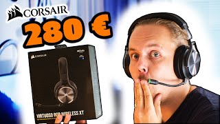 Voiko langattomat pelikuulokkeet kuulostaa hyvältä  Testissä Corsair Virtuoso RGB Wireless XT [upl. by Clem]