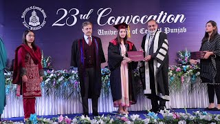 UCPs 23rd Convocation 2021  Day 01  UCP TV  University of Central Punjab [upl. by Kleinstein]