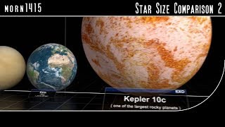 Star Size Comparison 2 [upl. by Mcgannon]