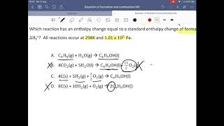 IB Chemistry – Topic 5 Energetics  thermochemistry SL – Equation of formation and combustion [upl. by Mossman899]