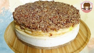 CHEESECAKE DE MANZANA CON CROCANTE DE NUEZ [upl. by Janette]