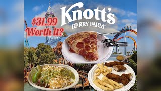 Knotts Berry Farm 3199 All Day Dinning Plan Is it worth it [upl. by Attenat248]