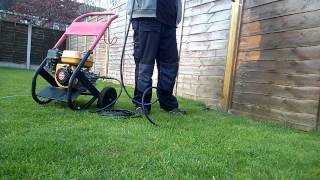 petrol pressure washer 55hp 2500psi jet washer LUTIAN LT168F [upl. by Freddy]