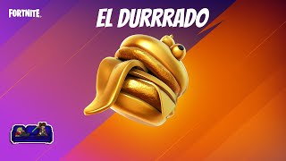 Golden Durr Burger Back Bling  Feb 20 Item Shop  Fortnite Chapter 3 S1 [upl. by Ahsenhoj]