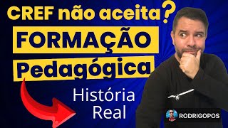 CREF não aceita formação pedagógica em educação física História Real [upl. by Kress]