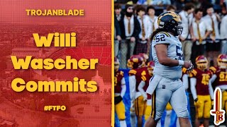 quotThis Kid is a MENACEquot Willi Wascher Commits To USC Football [upl. by Recor]