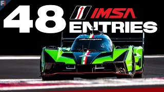 IMSA 2024 Entry List REVEALED [upl. by Eelessej]