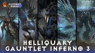 Diablo Immortal  Helliquary Gauntlet Inferno III  Support Monk [upl. by Juanita]