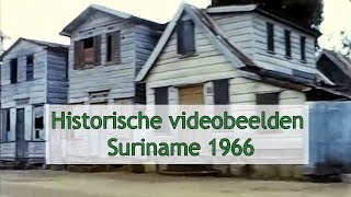 Historische videobeelden van Suriname uit 1966 [upl. by Tengdin]