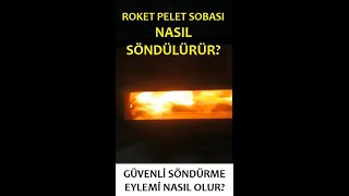 Pelet sobası nasıl söndürülür Soba da tütme derdine son En güvenli roket pelet sobası [upl. by Owiat]