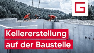 Kellererstellung auf der Baustelle  Glatthaar Keller [upl. by Rainie]