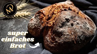 Anfängerbrot 20  Das perfekte Brot für Backanfänger  Einfaches Brot Rezept [upl. by Kira]