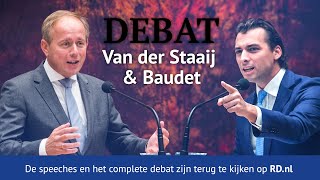 Van der Staaij SGP en Baudet FvD in debat over de problemen van Nederland  Complete debat [upl. by Uok459]