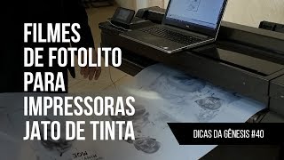 40  Filmes de fotolito para impressoras jato de tinta serigrafia  silk screen  estampas [upl. by Jadwiga]