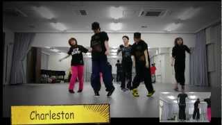 Rhythm Dance Basic Hip Hop Steps how to dance [upl. by Maddalena833]