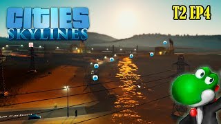 🏡 Cities Skylines T2 🏭EP4 Alagamento de Esgoto [upl. by Auka]