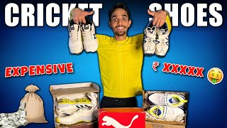 MY CRICKET SHOES UNBOXING😍 Expensive Cricket Shoes🔥 Cricket Cardio 500K Giveaway🎁 [upl. by Reube]