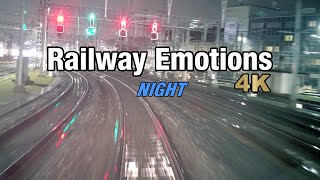 🚆 4K Swiss train ride at night through rainfall and fog return trip IR75 Konstanz D  Zurich [upl. by Aicilram]