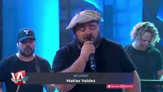 Matías Valdez  Contigo En Vivo [upl. by Iroc314]