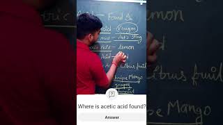 Where is acetic acid foundmotivation upsc explorepageviralvideo viralvideo [upl. by Eiresed]