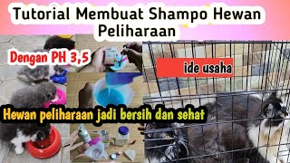 CARA MEMBUAT SABUNSAMPO KUCING MUDAH MURAH BERKWALITAS PH 35 [upl. by Hsemin564]