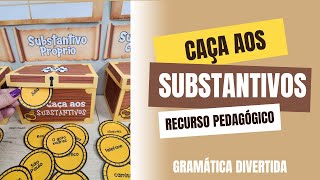 Caça aos Substantivos substantivos jogospedagógicos [upl. by Therron951]