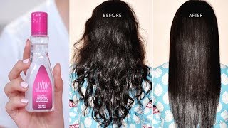 How to Use Hair Serum  Right Way To Apply Hair Serum Livon serum demo Review [upl. by Ardnala625]