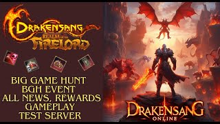 Drakensang Online  Big Game Hunt BGH Event  All News Rewards Gameplay  Drakensang  Dso [upl. by Dalt]