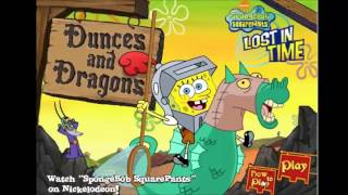 Spongebob dunces and dragons lost in the time game soundtrack [upl. by Chrisse]