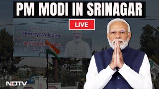 PM Modi LIVE  PM Narendra Modi In Srinagar  NDTV 24x7 Live TV [upl. by Xonnel524]