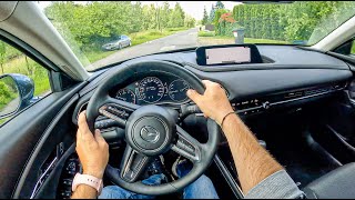 2022 Mazda CX30 20 SKYACTIVG 150HP 0100 POV Test Drive 1231 Joe Black [upl. by Lavoie]