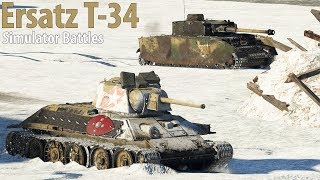 Ersatz T34  War Thunder [upl. by Etna]