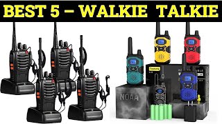 Top 5 Best Walkie Talkies of 2024 [upl. by Adlaremse]