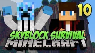 Minecraft Skyblock Survival  10  KNOCKBACK 10 [upl. by Llemaj]