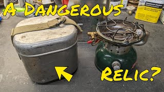 How to start the Coleman 502 Camp Stove The cook kit makes this the ultimate camp stove [upl. by Naillimxam]