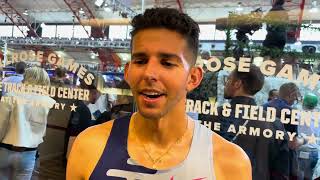 Grant Fisher Breaks 2 Mile American Record With 80362 At Millrose Games [upl. by Pacificia]